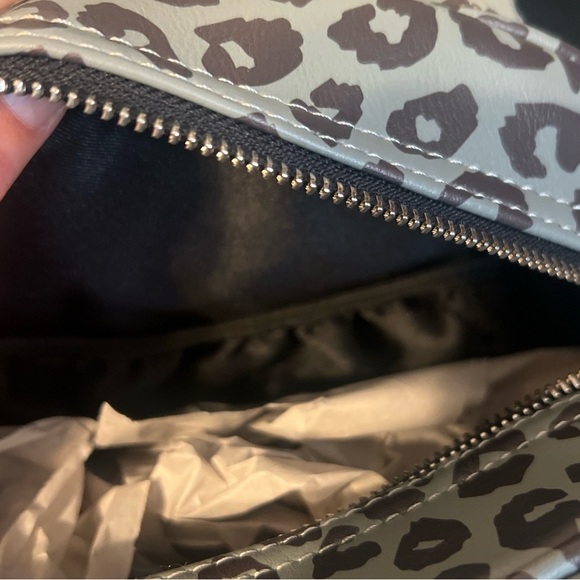 Disney Gray Leopard Print Backpack with Mickey Mouse - Picture 5 of 6